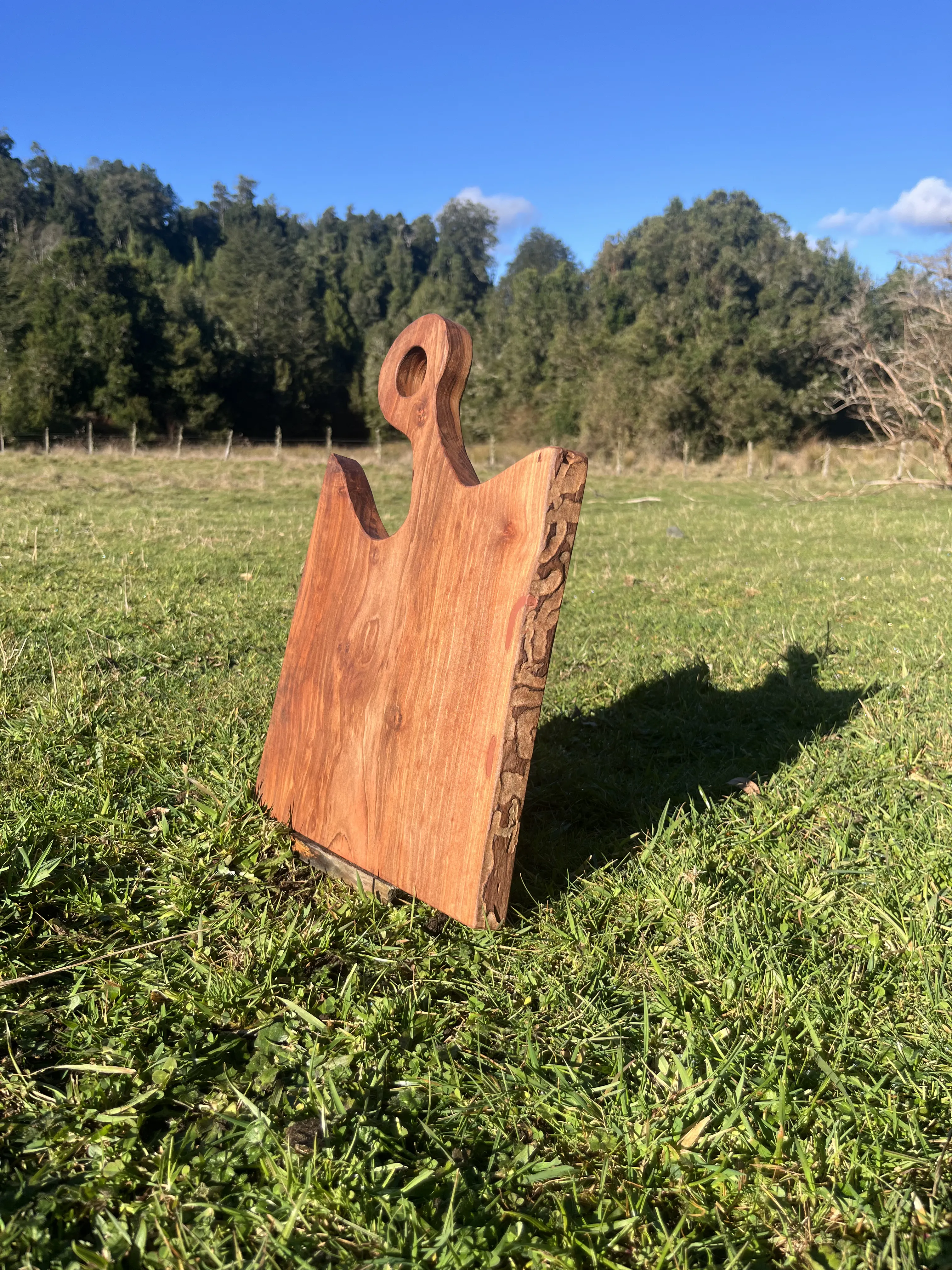 Tabla de Roble Corteza Expuesta